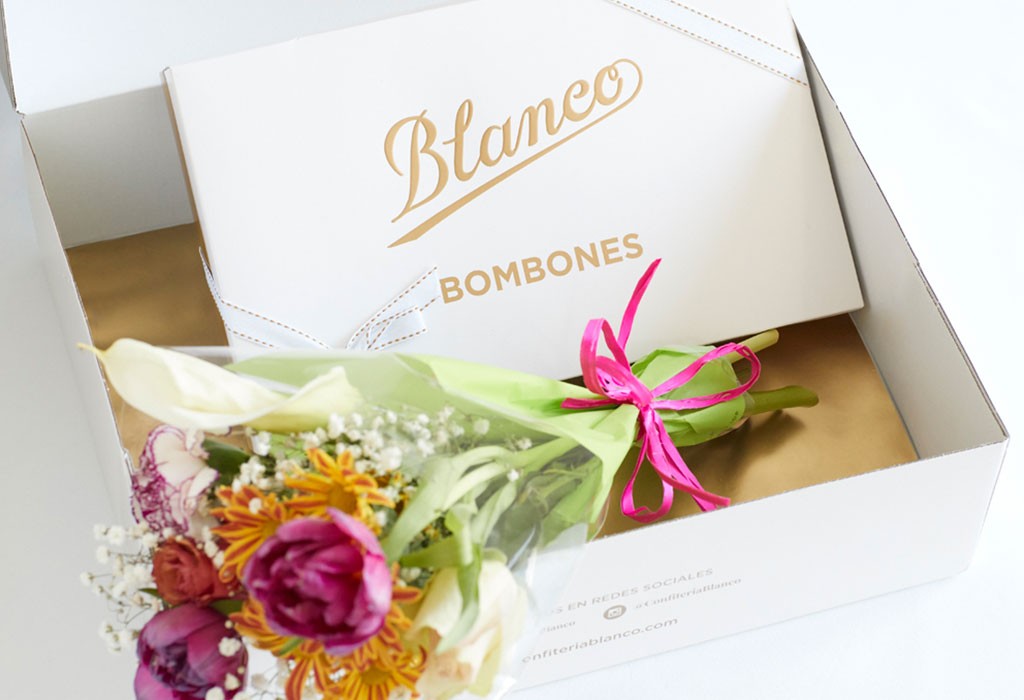 Caja Flor de Chocolate