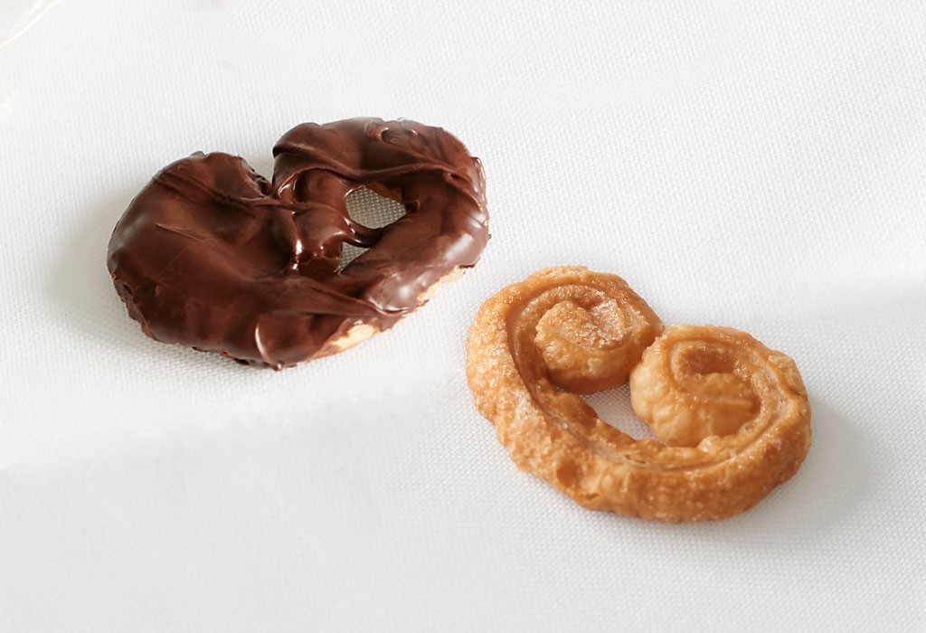 Palmeritas de hojaldre y...